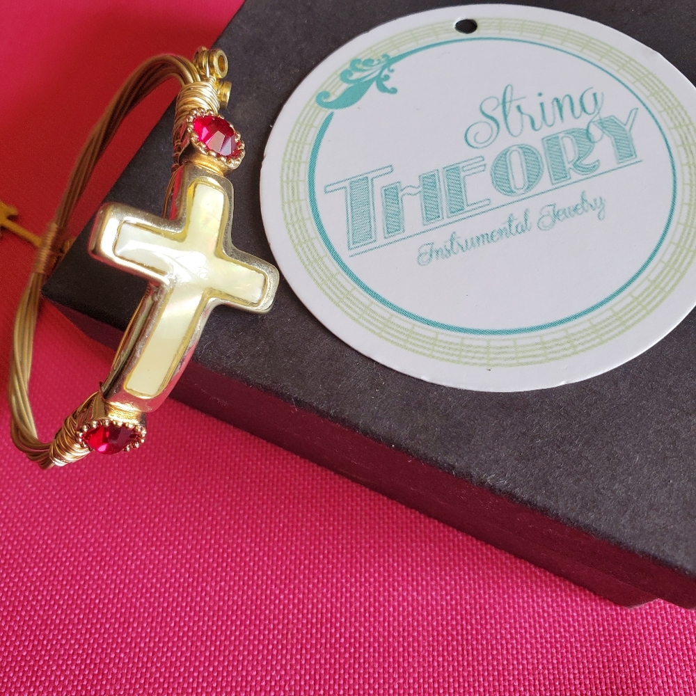 🎸NWT String Theory Cross Bracelet 🎸